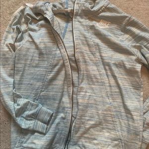 Light Blue Nike Zip Up